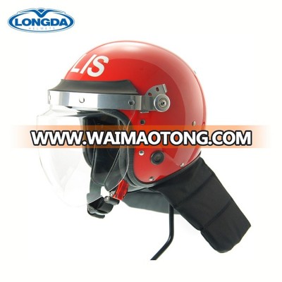 Top quality professional red security military anti riot helmet for sale