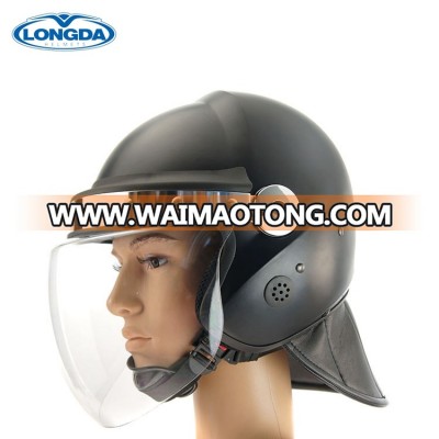 New style high quality head protection dumb black sling riot helmet